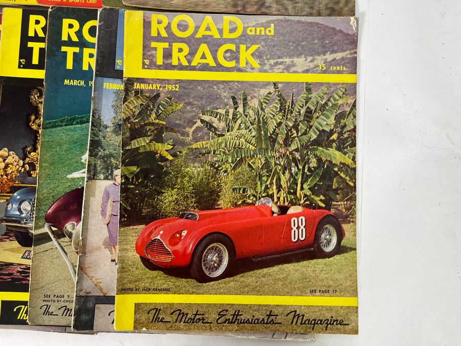 Vintage 1952-1953 Road & Track Magazines - See Photos [Photo 4]