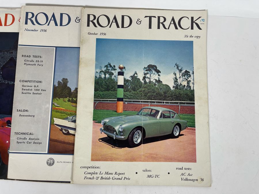 Vintage 1956 Road & Track Magazines - See Photos [Photo 13]