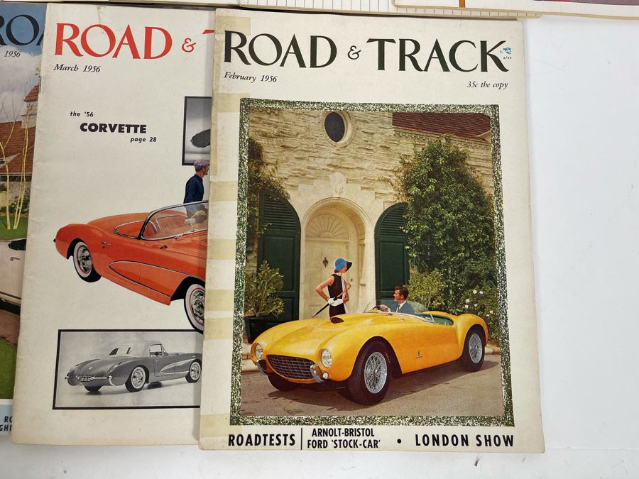 Vintage 1956 Road & Track Magazines - See Photos [Photo 5]
