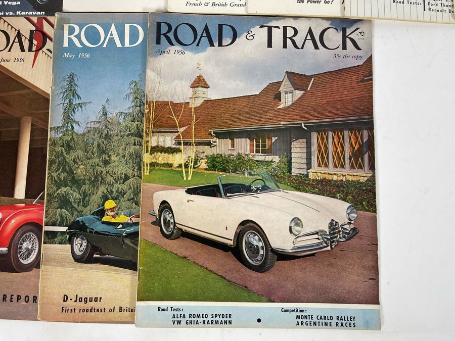 Vintage 1956 Road & Track Magazines - See Photos [Photo 7]