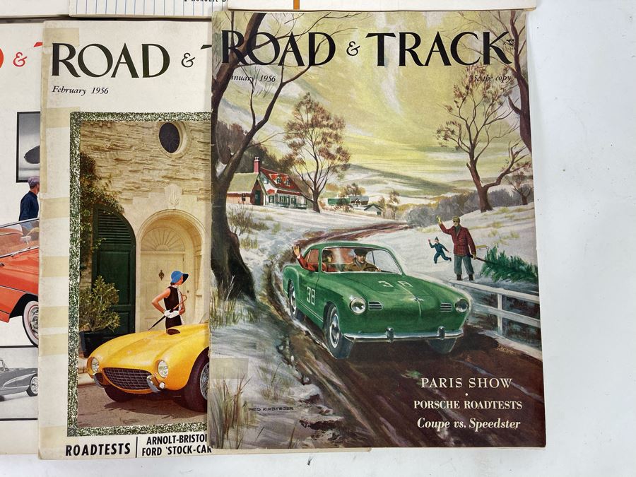 Vintage 1956 Road & Track Magazines - See Photos [Photo 4]