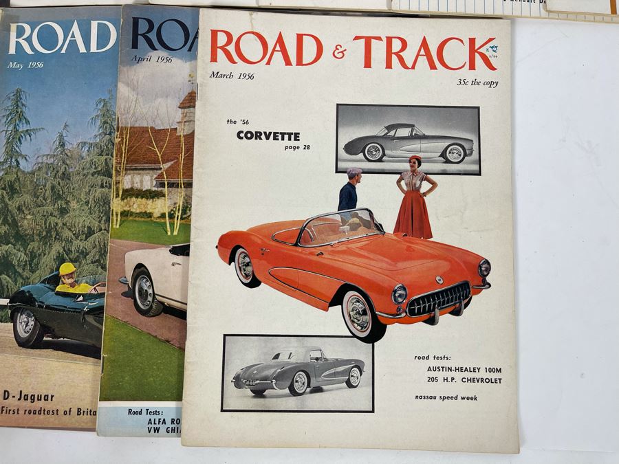 Vintage 1956 Road & Track Magazines - See Photos [Photo 6]