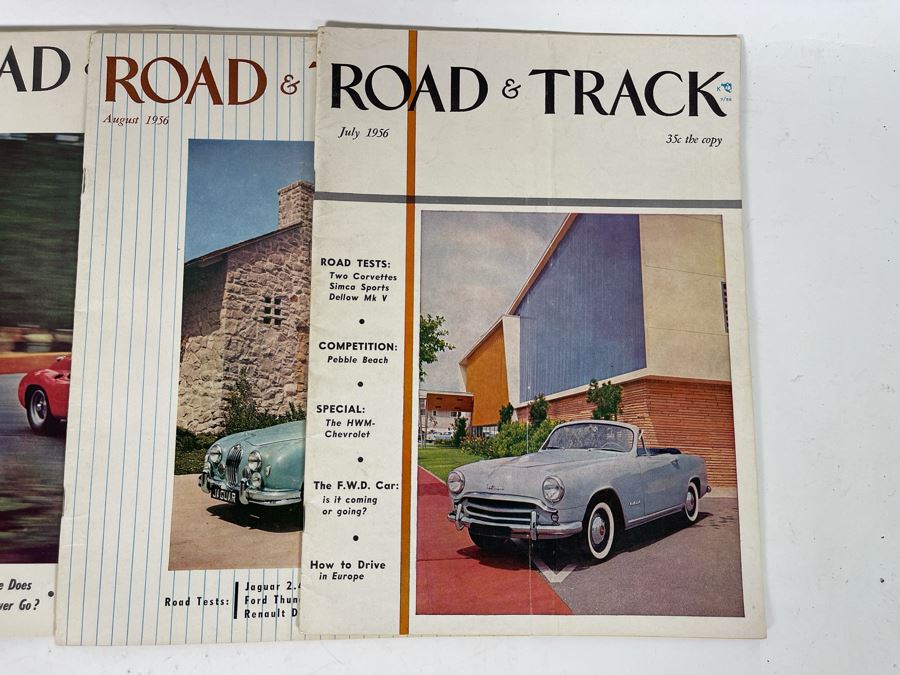 Vintage 1956 Road & Track Magazines - See Photos [Photo 10]