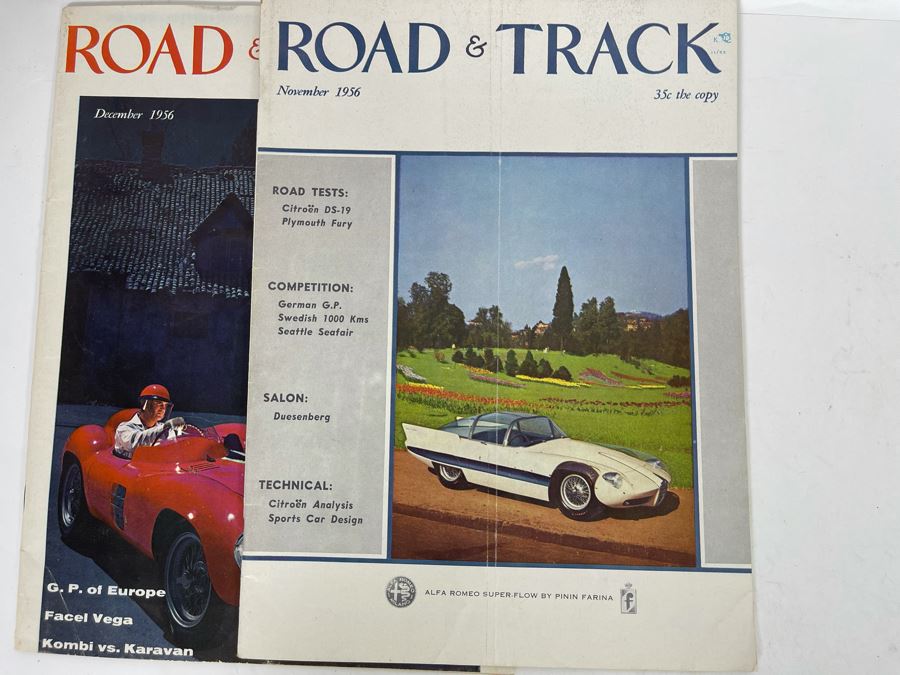 Vintage 1956 Road & Track Magazines - See Photos [Photo 14]