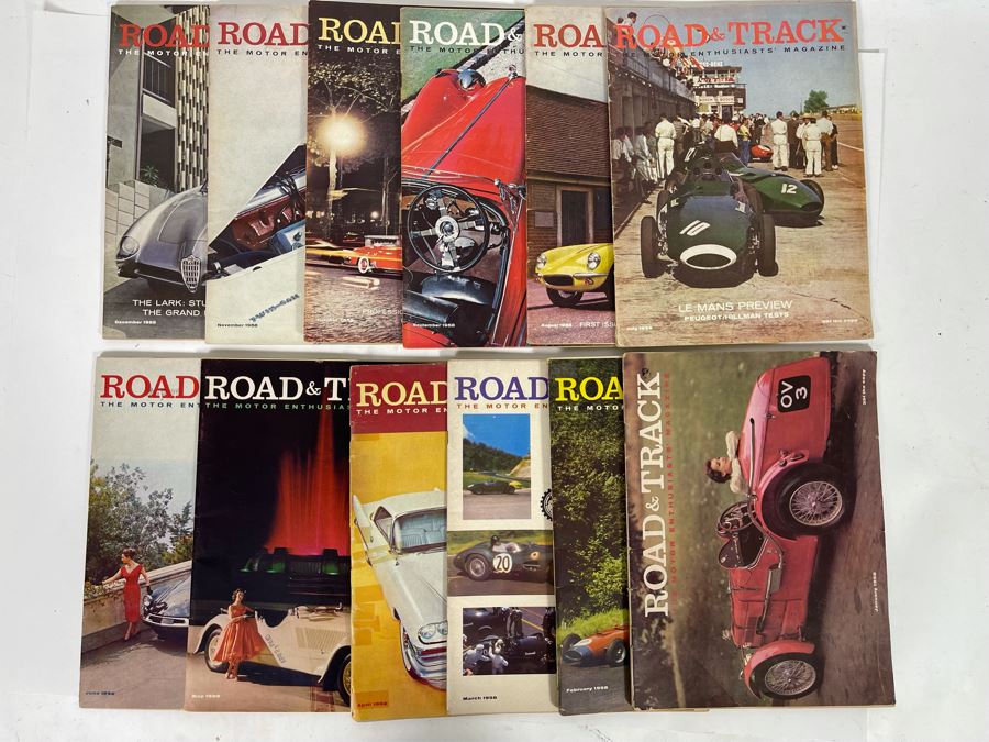 Vintage 1958 Road & Track Magazines - See Photos [Photo 2]