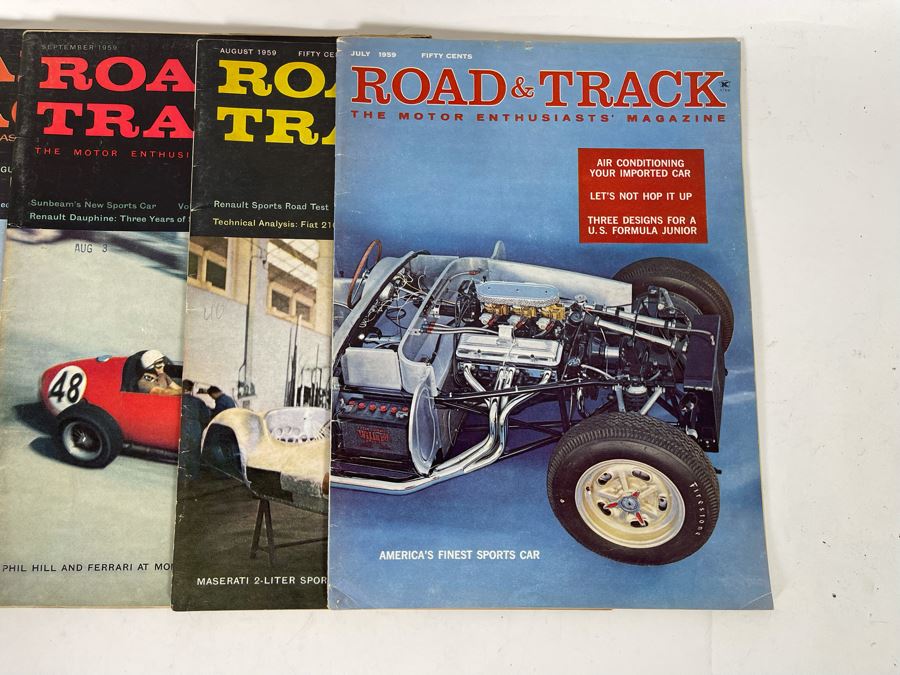 Vintage 1959 Road & Track Magazines - See Photos [Photo 10]