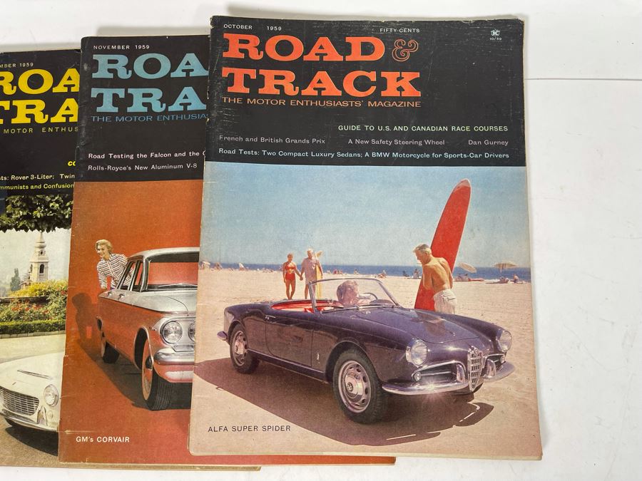Vintage 1959 Road & Track Magazines - See Photos [Photo 13]