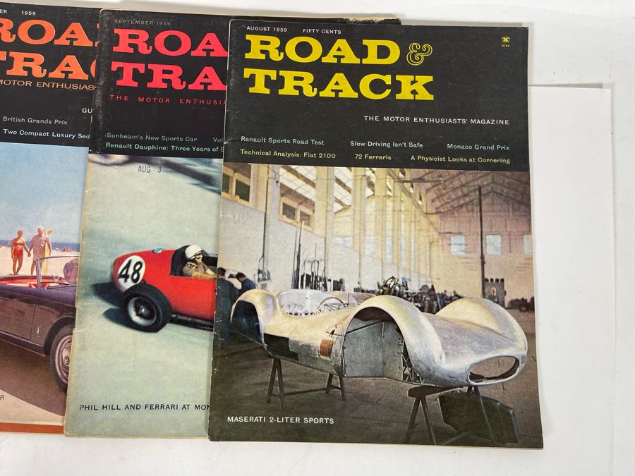 Vintage 1959 Road & Track Magazines - See Photos [Photo 11]