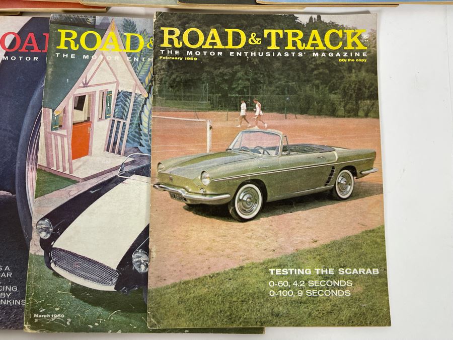 Vintage 1959 Road & Track Magazines - See Photos [Photo 5]