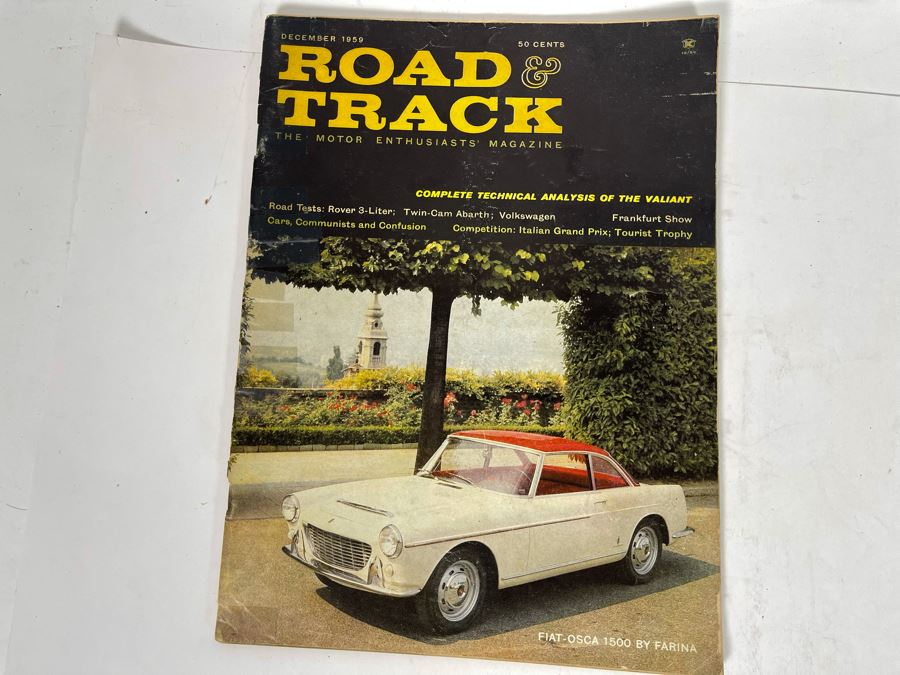 Vintage 1959 Road & Track Magazines - See Photos [Photo 15]