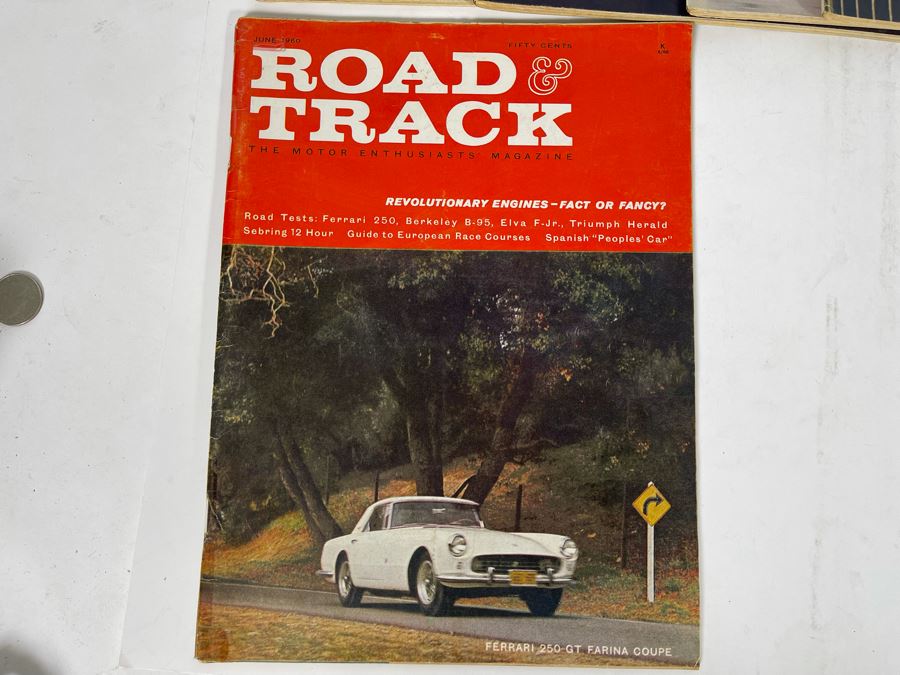 Vintage 1960 Road & Track Magazines - See Photos [Photo 9]