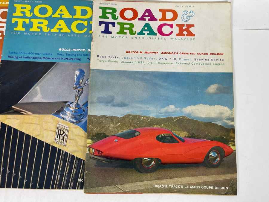 Vintage 1960 Road & Track Magazines - See Photos [Photo 12]