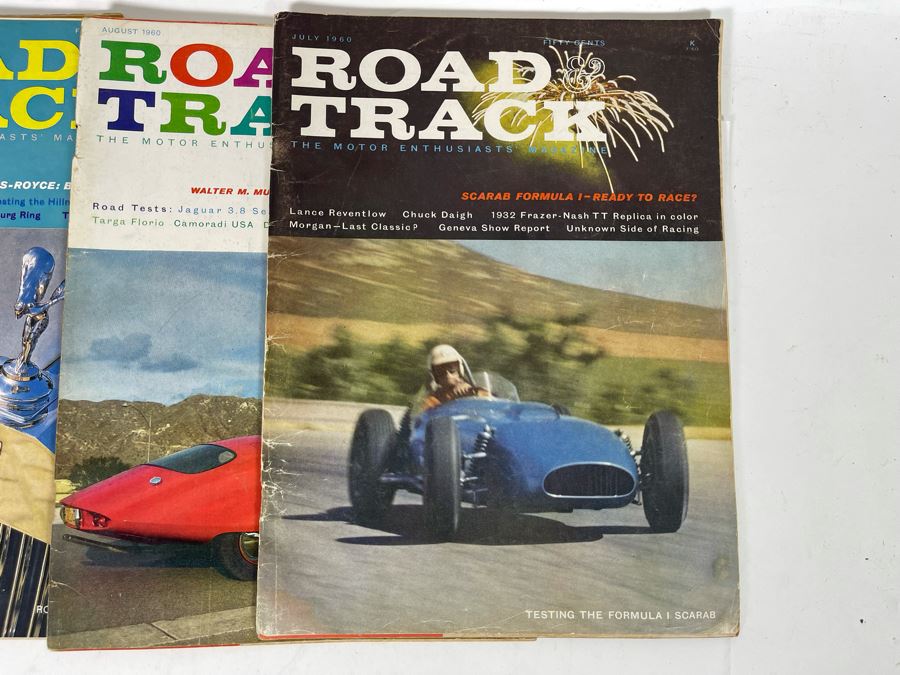 Vintage 1960 Road & Track Magazines - See Photos [Photo 11]
