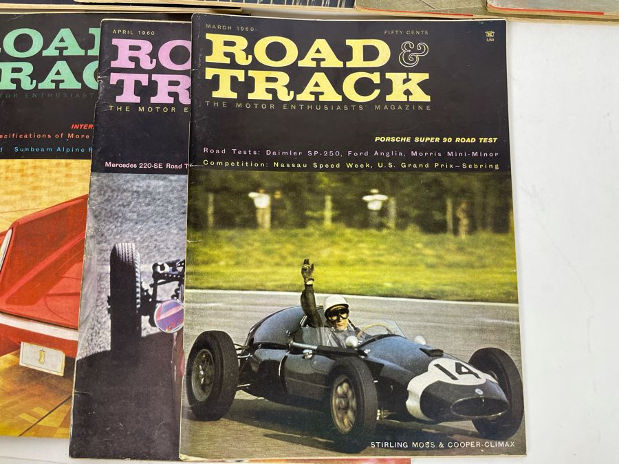 Vintage 1960 Road & Track Magazines - See Photos [Photo 6]