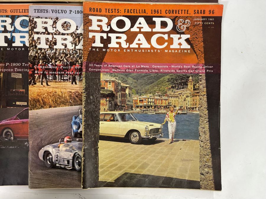 Vintage 1961 Road & Track Magazines - See Photos [Photo 4]