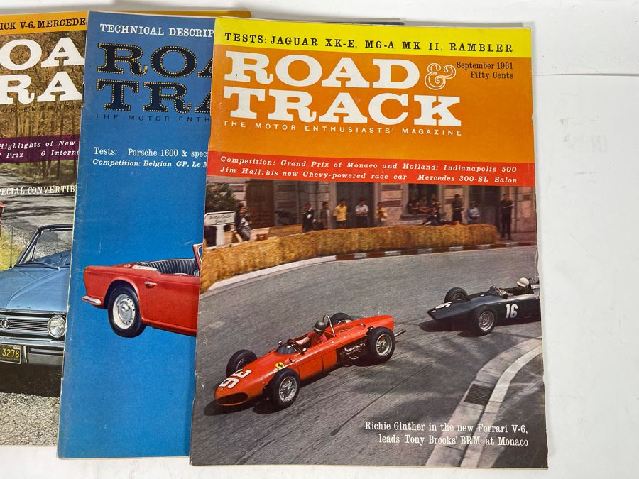 Vintage 1961 Road & Track Magazines - See Photos [Photo 12]