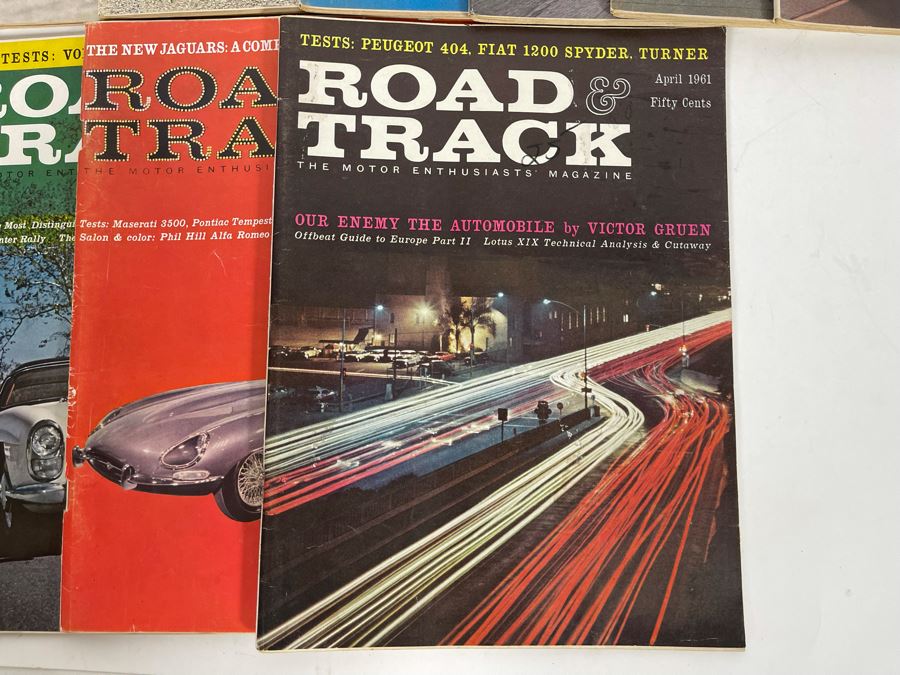Vintage 1961 Road & Track Magazines - See Photos [Photo 7]