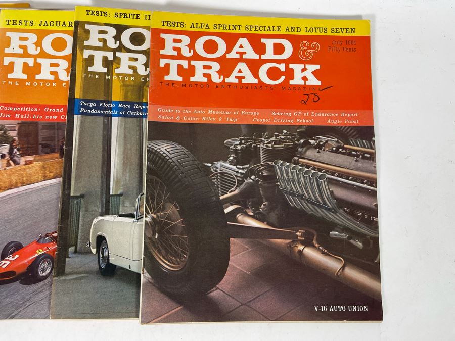 Vintage 1961 Road & Track Magazines - See Photos [Photo 10]