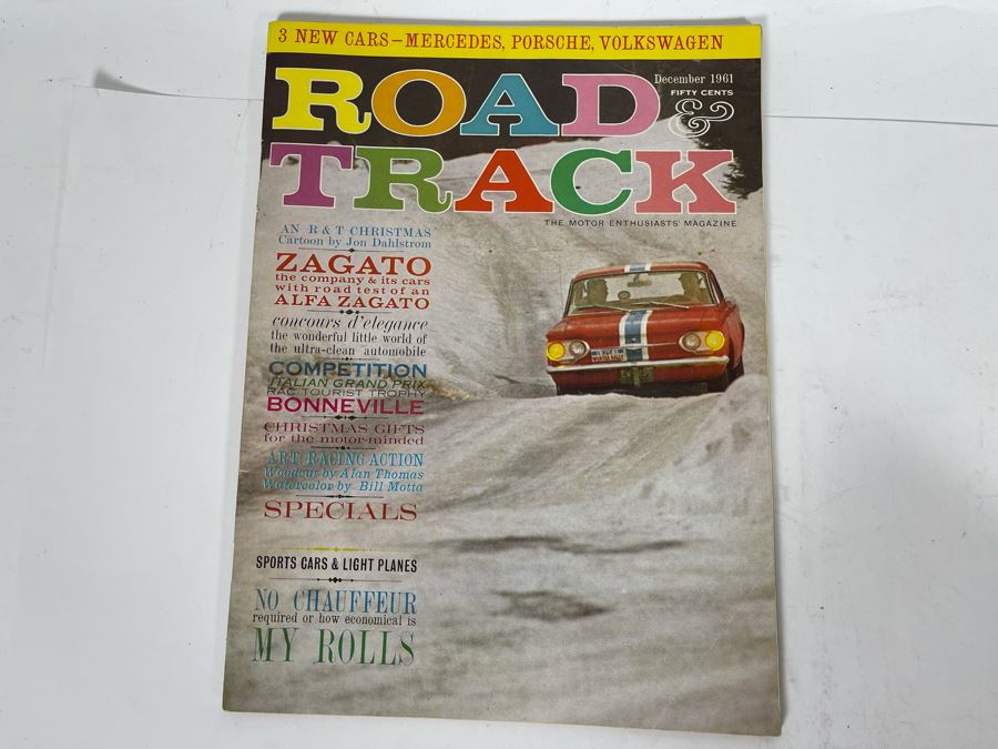 Vintage 1961 Road & Track Magazines - See Photos [Photo 15]