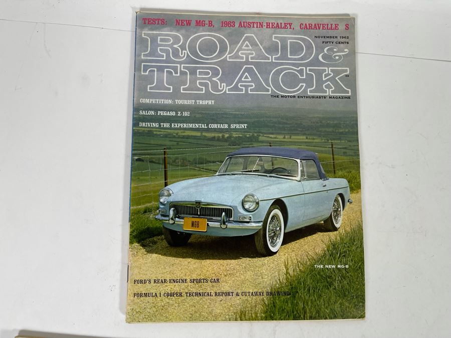 Vintage 1962 Road & Track Magazines - See Photos [Photo 15]