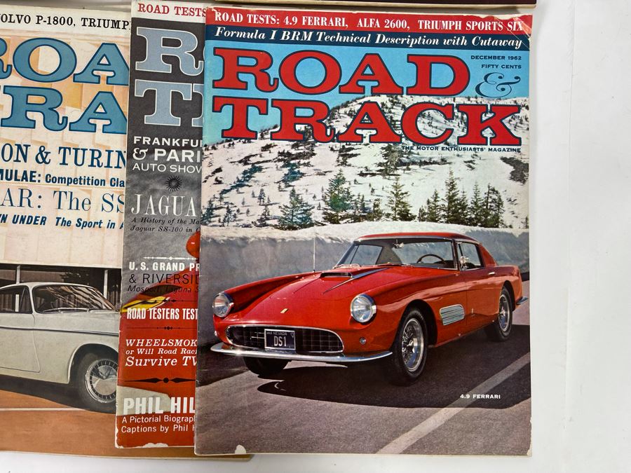 Vintage 1962 Road & Track Magazines - See Photos [Photo 4]