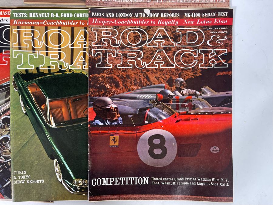 Vintage 1963 Road & Track Magazines - See Photos [Photo 4]