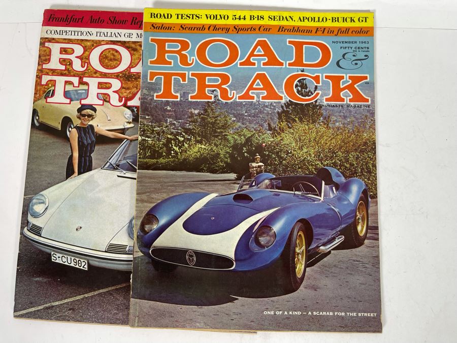 Vintage 1963 Road & Track Magazines - See Photos [Photo 14]