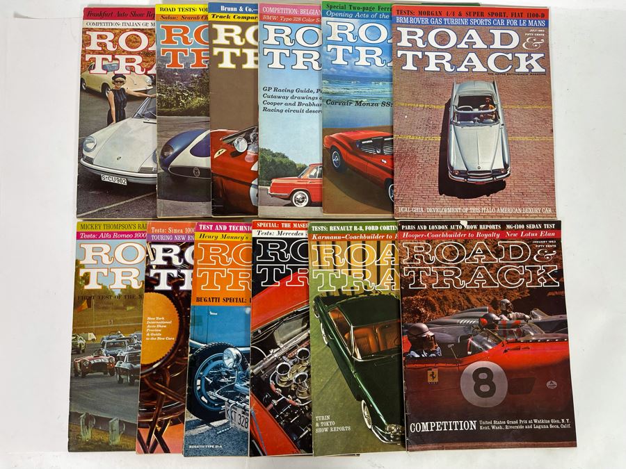 Vintage 1963 Road & Track Magazines - See Photos [Photo 2]