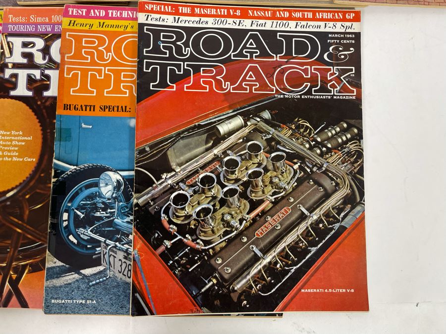 Vintage 1963 Road & Track Magazines - See Photos [Photo 6]