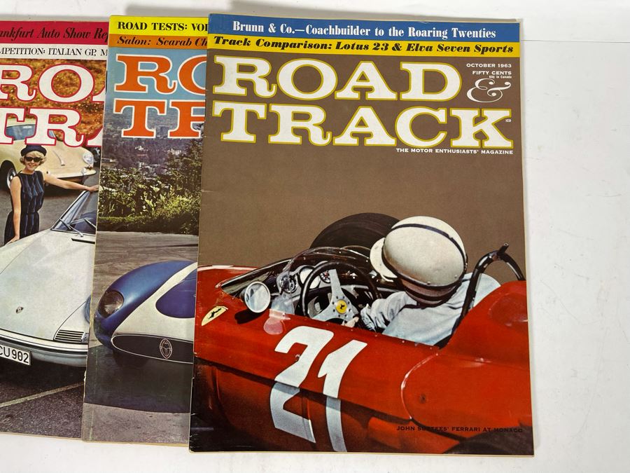 Vintage 1963 Road & Track Magazines - See Photos [Photo 13]
