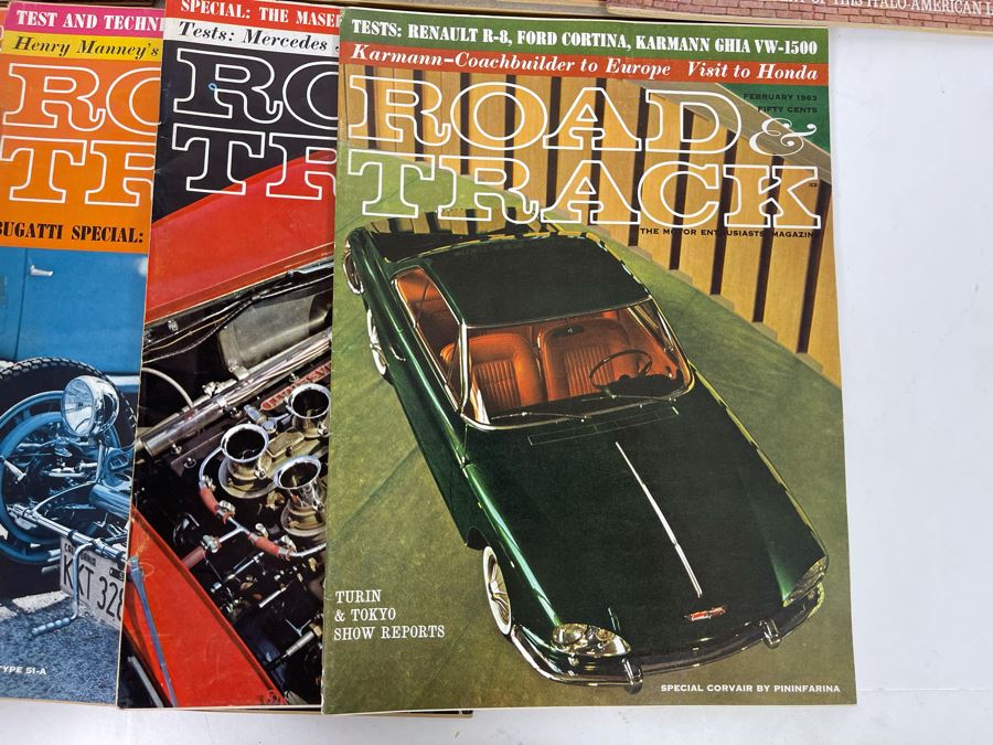 Vintage 1963 Road & Track Magazines - See Photos [Photo 5]