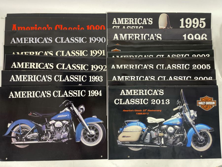 Collection Of Vintage America’s Classics Motorcycle Calendars - See Photos [Photo 3]