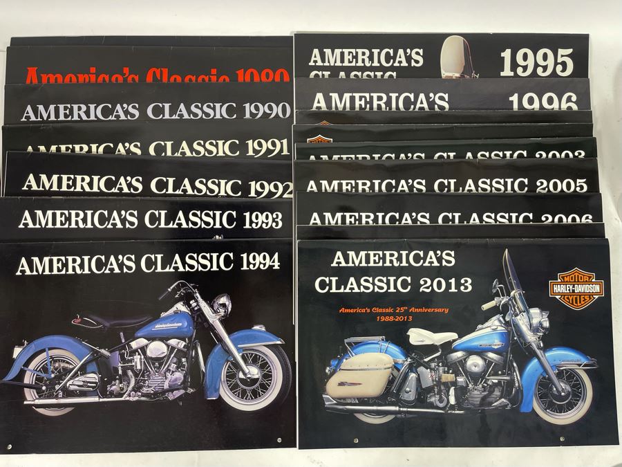 Collection Of Vintage America’s Classics Motorcycle Calendars - See Photos [Photo 2]