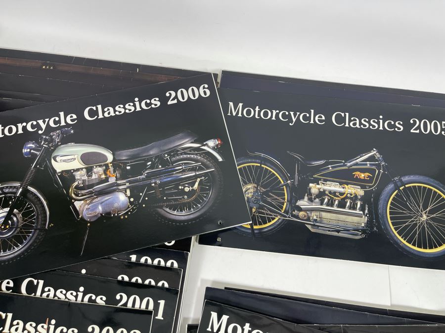 Collection Of Vintage Motorcycle Classics Calendars - See Photos [Photo 8]
