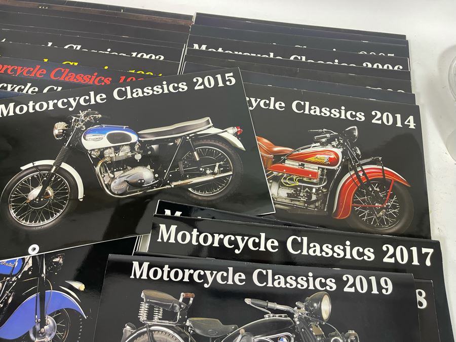 Collection Of Vintage Motorcycle Classics Calendars - See Photos [Photo 6]