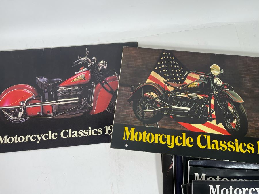 Collection Of Vintage Motorcycle Classics Calendars - See Photos [Photo 16]