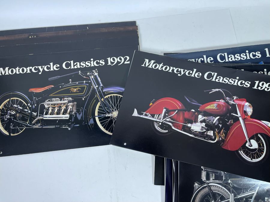 Collection Of Vintage Motorcycle Classics Calendars - See Photos [Photo 14]