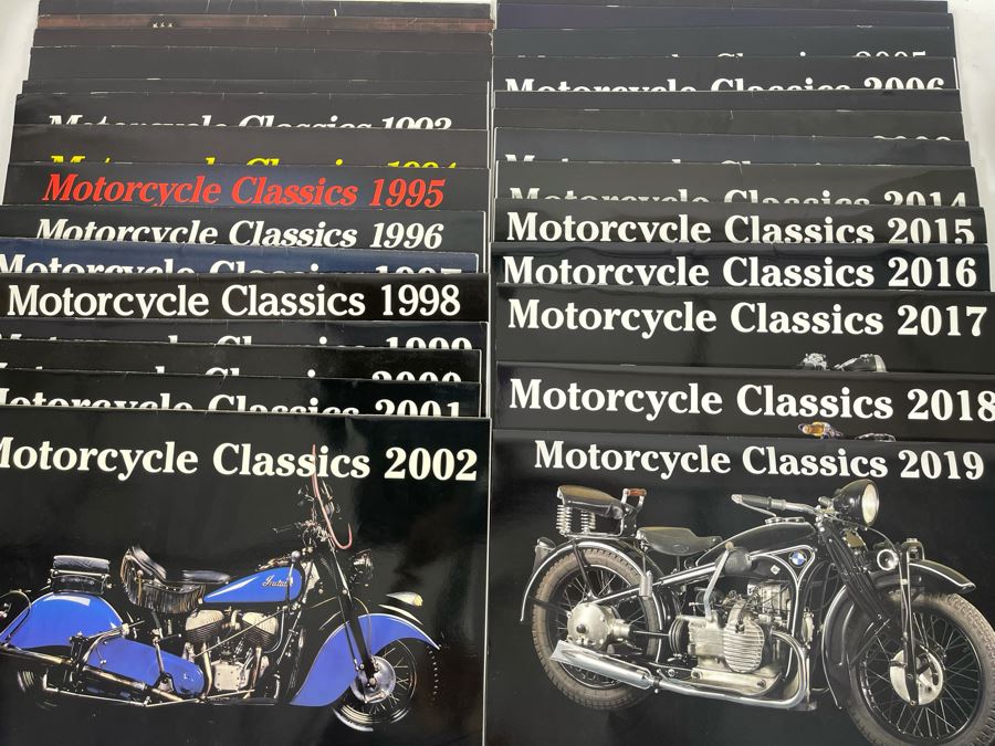 Collection Of Vintage Motorcycle Classics Calendars - See Photos [Photo 3]