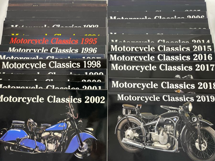 Collection Of Vintage Motorcycle Classics Calendars - See Photos [Photo 2]