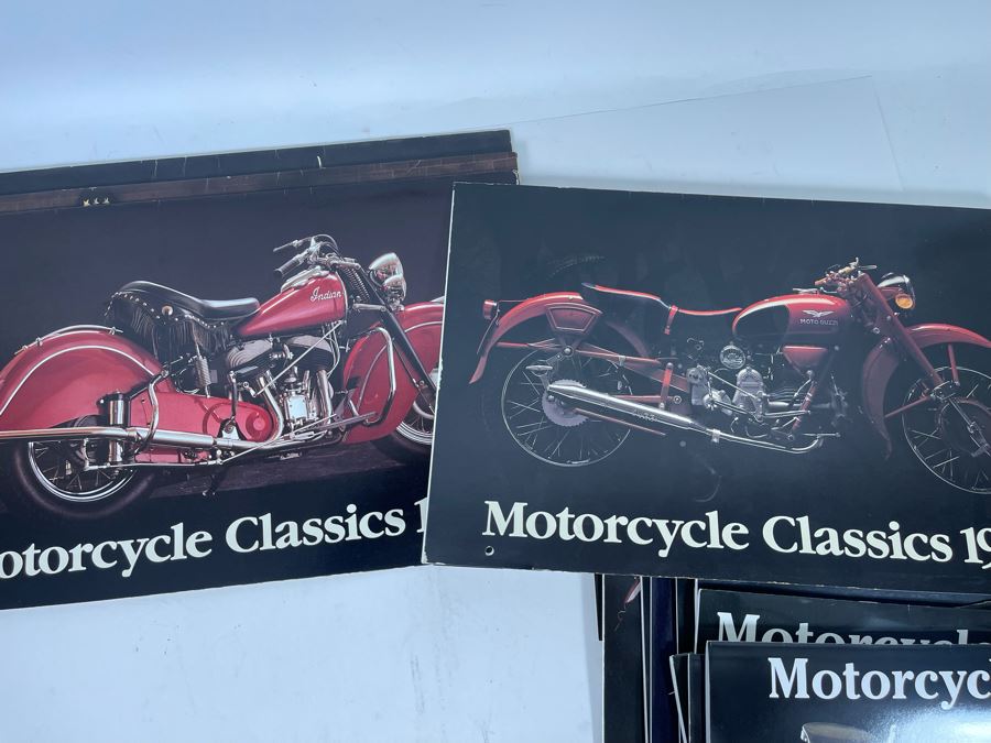 Collection Of Vintage Motorcycle Classics Calendars - See Photos [Photo 15]