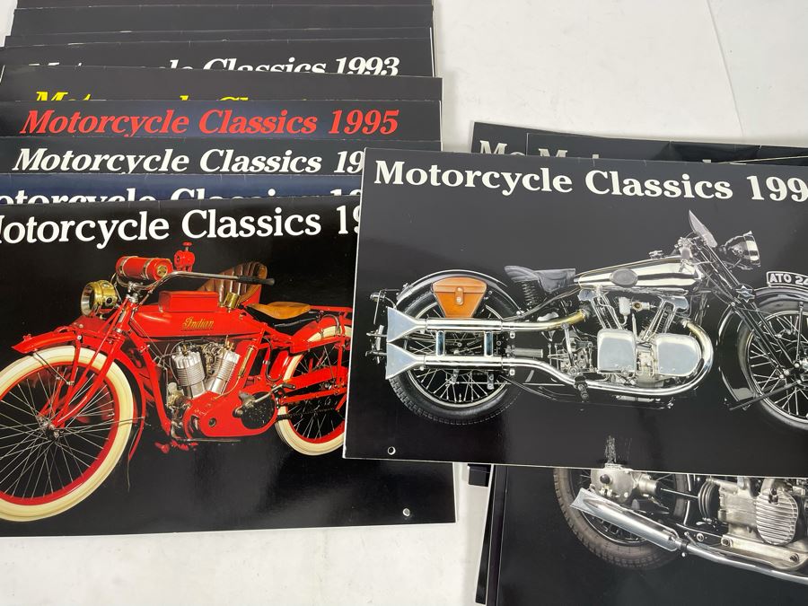 Collection Of Vintage Motorcycle Classics Calendars - See Photos [Photo 11]