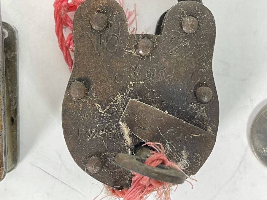Pair Of Vintage Locks With Keys [Photo 6]