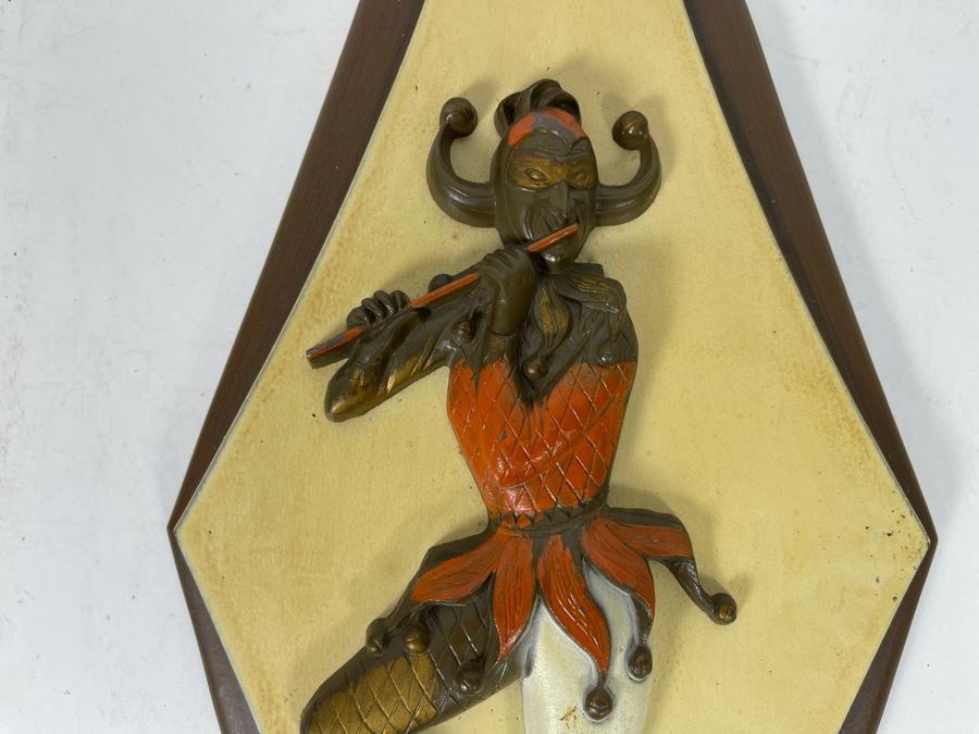 Pair Of Mid-Century Burwood Jester Wall Plaques 22H [Photo 5]