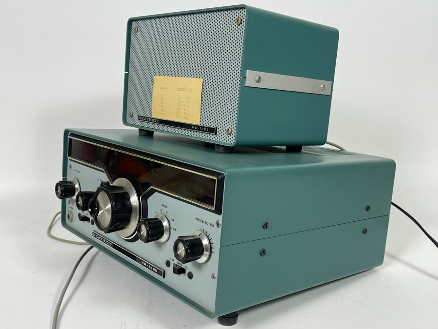 Working Heathkit HF Receiver HAM Radio HR1680 With Speaker