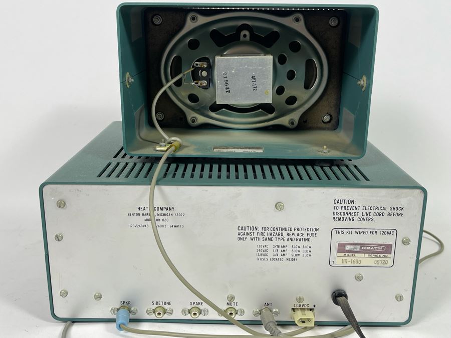 Working Heathkit HF Receiver HAM Radio HR1680 With Speaker