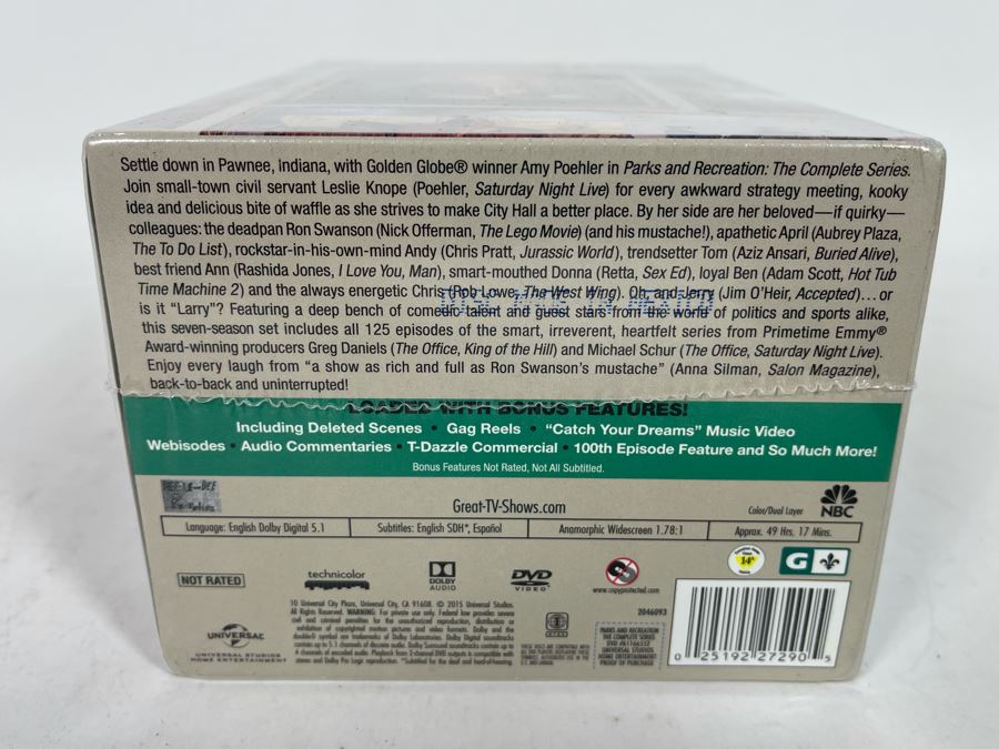 Sealed Parks And Recreation The Complete Series On DVD [Photo 6]