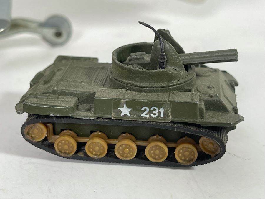 Various Toys Including Wind-Up Schylling Robot, Tanks And Graf Zepplin [Photo 9]