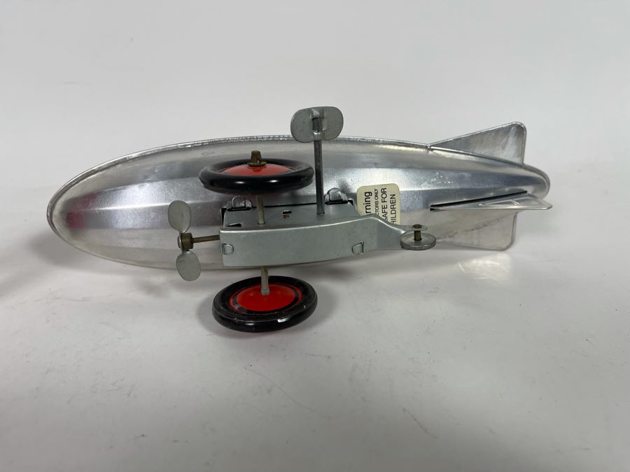 Various Toys Including Wind-Up Schylling Robot, Tanks And Graf Zepplin [Photo 12]