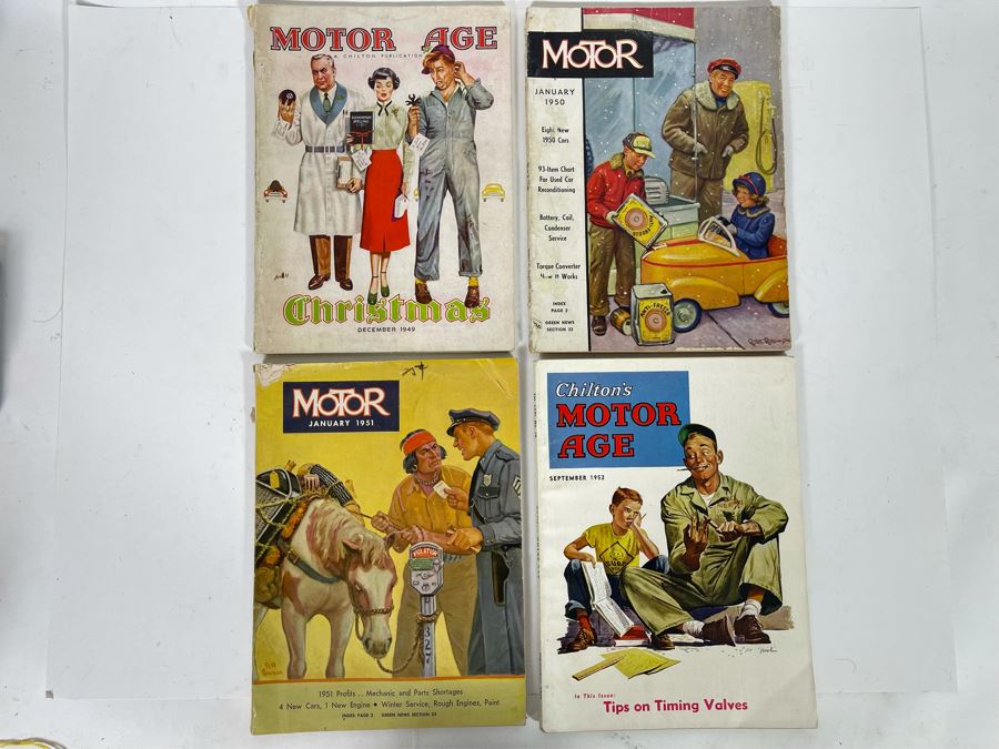 Vintage Motor & Motor Age Magazines From 40s And 50s [Photo 2]