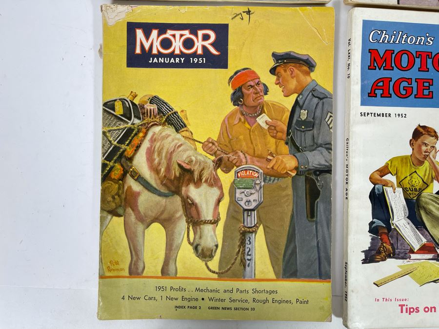 Vintage Motor & Motor Age Magazines From 40s And 50s [Photo 5]